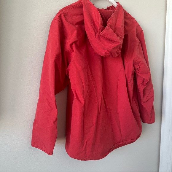 Women’s Vintage Rain Jacket Quarter Zip Hoodie Casual Corner Annex Pink VTG - Picture 8 of 11